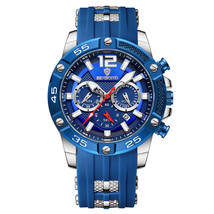 Binbang Watch Disc Sports Watch Casual Men&#39;s Watch Waterproof Quartz Watch Multi - £47.04 GBP