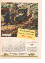 1940's Gmc truck & coach 575,000 trucks take it all gmc rare war print ad fc2 - $14.24