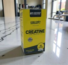 Con-Cret Concentrated Pure Creatine HCI• 48 Capsules• Expires 08/2026  - $16.82
