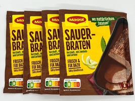 Maggi Sauerbraten German Style Pot Roast -4 Ct. Made In Germany-FREE Shipping - £10.17 GBP
