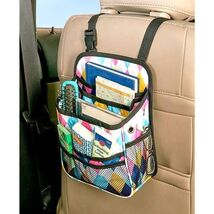 Diamond Argyle Backseat Auto Organizer Zippered Pocket Mesh Compartments... - $14.46