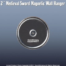 2&quot; Super Powerful Magnetic Wall Hanger for most Metal Medieval Swords Da... - $7.90