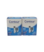 100 Contour test strips 7080g Bayer Ascensia Exp 02-28-26 Lot Of 2 New - $64.34