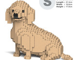 Dachshund Dog Sculptures (JEKCA Lego Brick) DIY Kit - $65.00