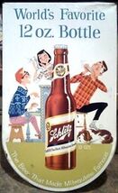 Schlitz Light Beer Advertising Metal  Sign 8x12in Vintage Mancave Man Ca... - $24.74