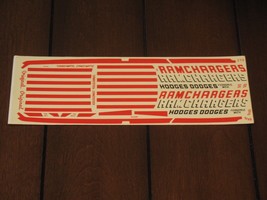 Fred Cady NHRA AHRA 270 Dodges Ramchargers HEMI Drag Racer Waterslide Decal 1/24 - £18.49 GBP
