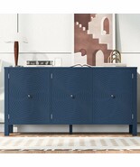 Curved Sideboard: 3-Door Artistic Design - $8,042.93 MXN