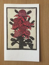Vintage Margaret Preston Australian flowers blank card &amp; envelope plaid ... - €11,07 EUR