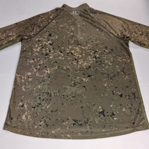 UNDER ARMOUR Fitted Men's 1/4 Zip Green Long Sleeve Pullover T-Shirt Size Large image 15