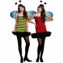 Dreamgirl Girl&#39;s Juniors Reversible Buggin Out Bee Halloween Costume 6020 Size S - £18.25 GBP