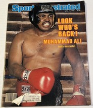 VTG Sports Illustrated April 14 1980 Look Who&#39;s Back Muhammad Ali with Mustache - £9.40 GBP
