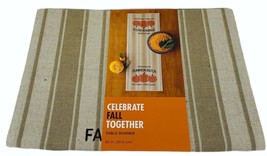 Celebrate Fall Together Pumpkin Patch Autumn Fall Table Runner 36&quot; L x 13&quot; Wide - £16.81 GBP