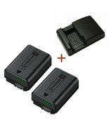 Neuer originaler Sony Li-Ion Akku 2 Stück NP-FW50 + BC-VW1 Ladegerät - $84.13 CAD