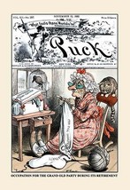Puck Magazine: Occupation for the Grand Old Party During its Retirement by F. Gr - £17.30 GBP+