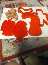 Vtg  Christmas Cookie Cutters  Plastic 1 Hallmark Vg - $4.95
