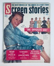 VTG Screen Stories Magazine October 1956 Vol 55 No. 10 June Allyson No Label - £11.35 GBP