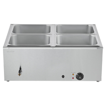 VEVOR Commercial Food Warmer, Silver Electric Stainless Steel Steam Food... - €143,40 EUR