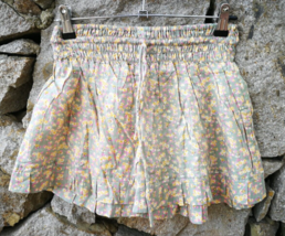 Shorts for Women Girls Yoga Boho Pull on Beach Hippy Retro Floral Pattern Small - £8.11 GBP