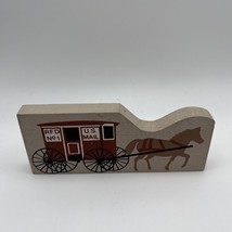 The Cat&#39;s Meow Figurine U.S. Mail Horse Carriage Rfd No. 1 Vintage - $2.95