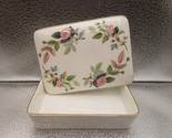 Wedgwood Hathaway Rose  ceramic floral trinket box 5" [55]