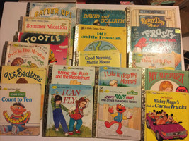 Lot of First and Little Golden Books 18 Titles Vintage - £19.77 GBP