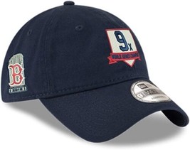 New Era MLB Boston Red Sox 9TWENTY 2018 World Series Cap Adjustable Navy Hat - £15.19 GBP