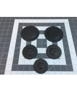 Whirlpool Range Oven Burner Cap (Set Of 5) P# W10183374 WPW10183374 - $97.04 CAD
