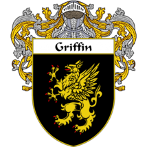 Griffin Family Crest / Coat of Arms JPG and PDF - Instant Download - £2.27 GBP