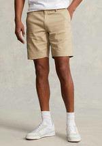 Polo Ralph Lauren Men&#39;s 9-Inch Slim Fit Dobby Shorts - Classic Khaki-38W - £47.12 GBP