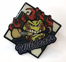 Eagan Wildcats Softball Fastpitch Lapel Pin Glitter &amp; Enamel Minnesota - £13.51 GBP