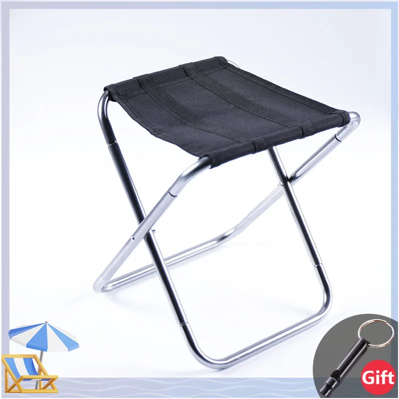 MIni Storage Fishing Chair Outdoor Aluminium Alloy Portable Folding Picnic - £14.34 GBP+