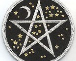 Starry Pentagram Iron-on Patch 3&quot; - $19.16