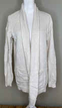 BP Women’s Open Thigh Length Knit Cardigan Size M In Ivory A8 - £12.03 GBP