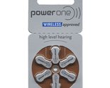 4 X Power One p312 Hearing Aid Battery No Mercury (10 Packs of 6 Each) - $81.99