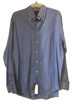 Taylor Byrd Blue  Long Sleeve Men  Shirt Size XL - $19.79