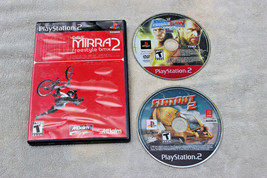 3 Lot Playstation 2 Games MIRRA2 Flatout 2 Smack Down Vs Raw 2009 - £7.07 GBP