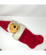 Large Disney Winnie the Pooh Red 3D Plush Christmas Stocking 19&quot; - £47.39 GBP