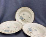 Set of 3 Vintage Mikasa Blue Daisies Soup Cereal Bowls EB 804 EUC - £13.45 GBP