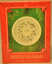 Hallmark  Twenty Five Years Together - Porcelain Plate - 1985 - Ornament - £8.44 GBP