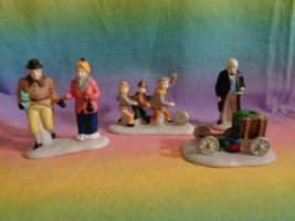 Dept 56 Dickens Heritage Village Nicholas Nickelby 4 Figure Set Retired - £12.35 GBP