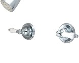 5-Inch Spout Reach, Polished Chrome, Twin-Handle Tub And Shower Faucet From - $108.98