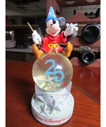 Disney 25th Anniversary  music box and snowglobe, &quot; It is a small world&quot;... - $118.11 CAD