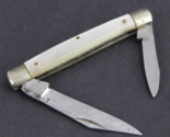 vintage pocket knife VALOR 11505 JAPAN old two blade ESTATE SALE white p... - $34.99