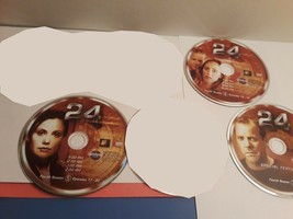 Lot of 3 24 TV Show Replacement Discs: Season 4, Discs 4, 5 and 7, DVDs - £6.08 GBP