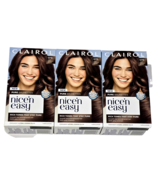 3 Pack Clairol 6PB Light Hazelnut Brown Nice&#39;n Easy Permanent Hair Color - $51.95 CAD