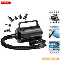 High-Power Electric Air Pump for Pool Floats &amp; Toys - Lightweight with 6... - $50.44