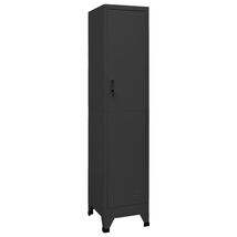 Locker Cabinet Anthracite Steel Large Locker Cabinet - $300.27 CAD