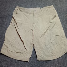 Kuhl Hiking Shorts Men 38 Tan Khaki Nylon Spandex Outdoor Born in the Mo... - $37.12