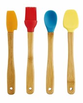 Mrs. Anderson’s Baking 51003 Mini Tool Set, Silicone with Bamboo Handles, FDA... - $12.00