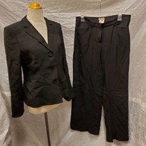 Emporio Armani Women&#39;s Black Blazer and Pants Set, Size 10 - £233.70 GBP